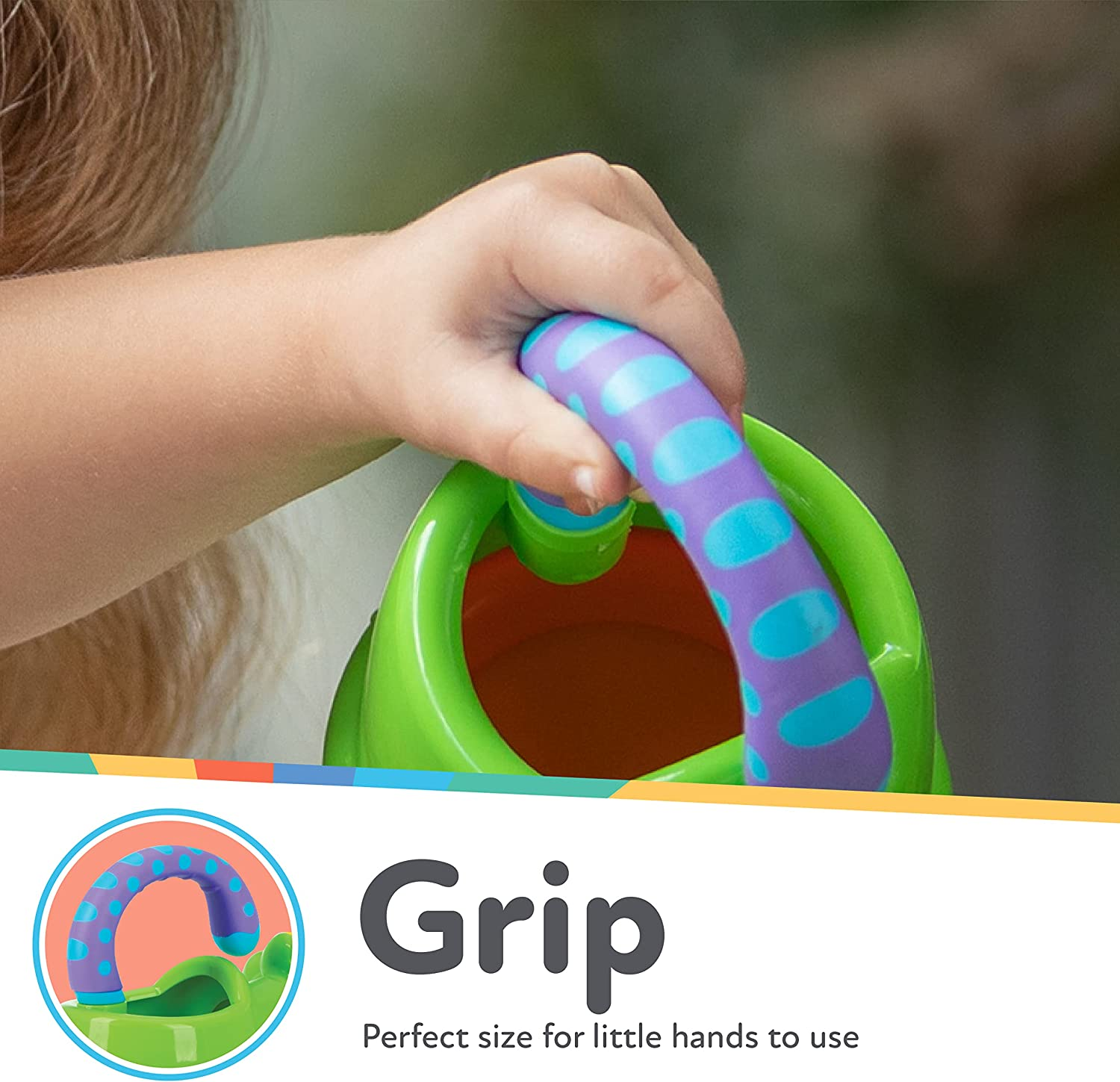 Nuby Fun Watering Can Bath Toy image number 2