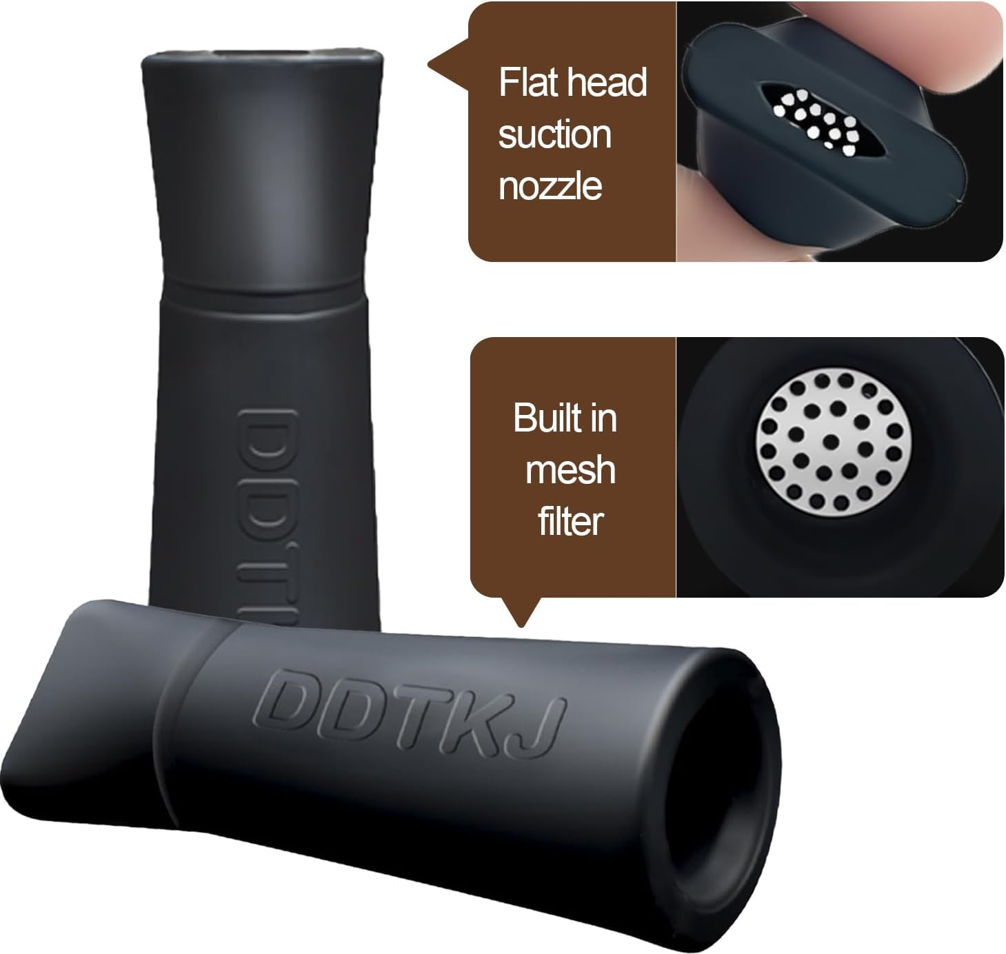 Reusable Silicone Filter, Anti-Cracking, Suitable for Various Sizes of Paper, Comparable to Glass Filters Adapter (Black*2) - Pink*2 image number 5