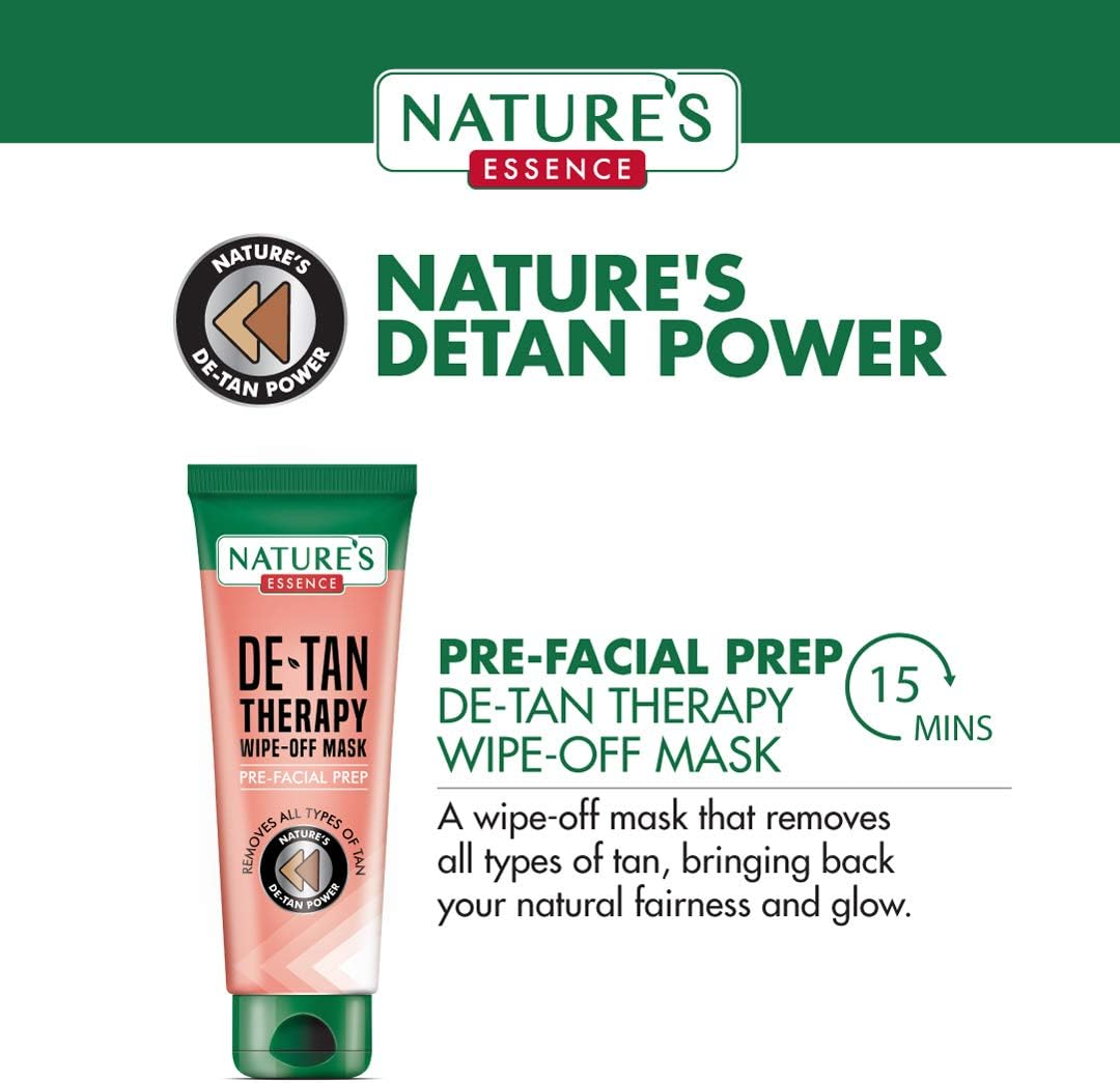 Nature'S Essence Glowing Gold Facial Kit (60Grams+15Ml)