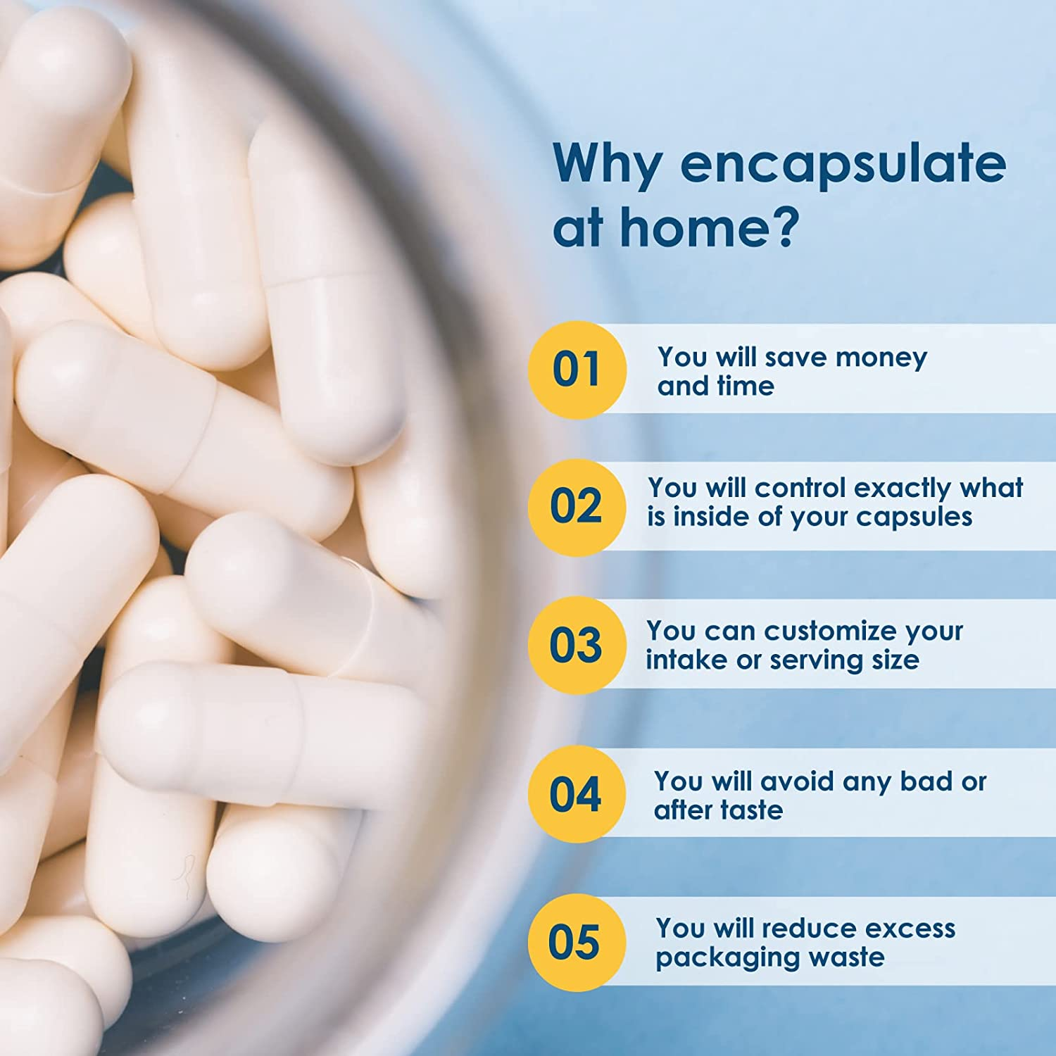 Capsuline Size 00 - Clear Empty Gelatin Capsules - 1000 Count - Empty Gel Pill Capsules - DIY Pure Bovine Pill Capsule Filling - Empty Caps - Kosher, Gluten Free and Halal Certified - Non-Gmo Certified (Clear)