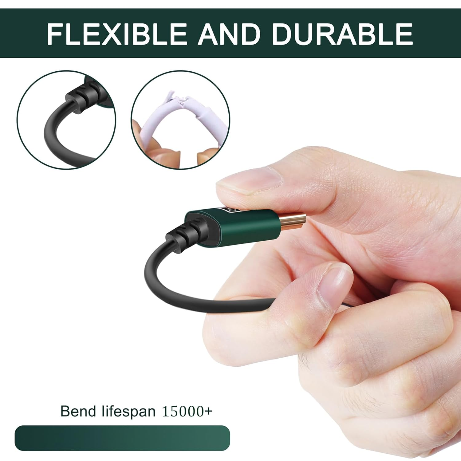 Thsucords Micro HDMI to HDMI Cable 3M, Ultra Slim & Flexible HDMI Micro Cable Supports 3D/4K@60Hz/18Gbps/2160P/1080P image number 4