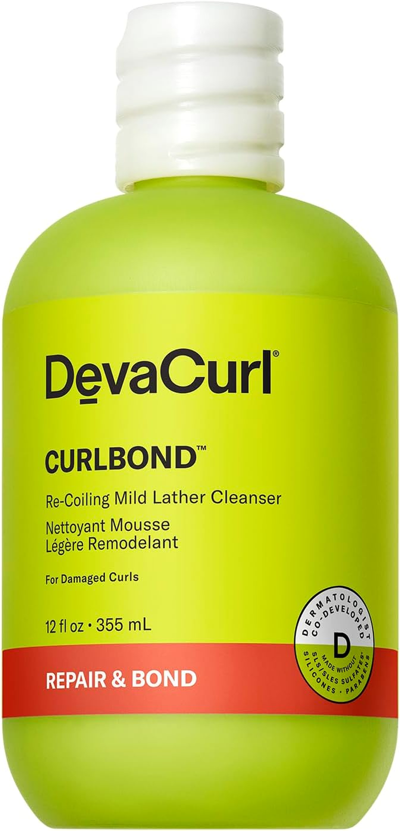 Devacurl Curlbond Re-Coiling Mild Lather Cleanser Hair Shampoo 355 Ml image number 5