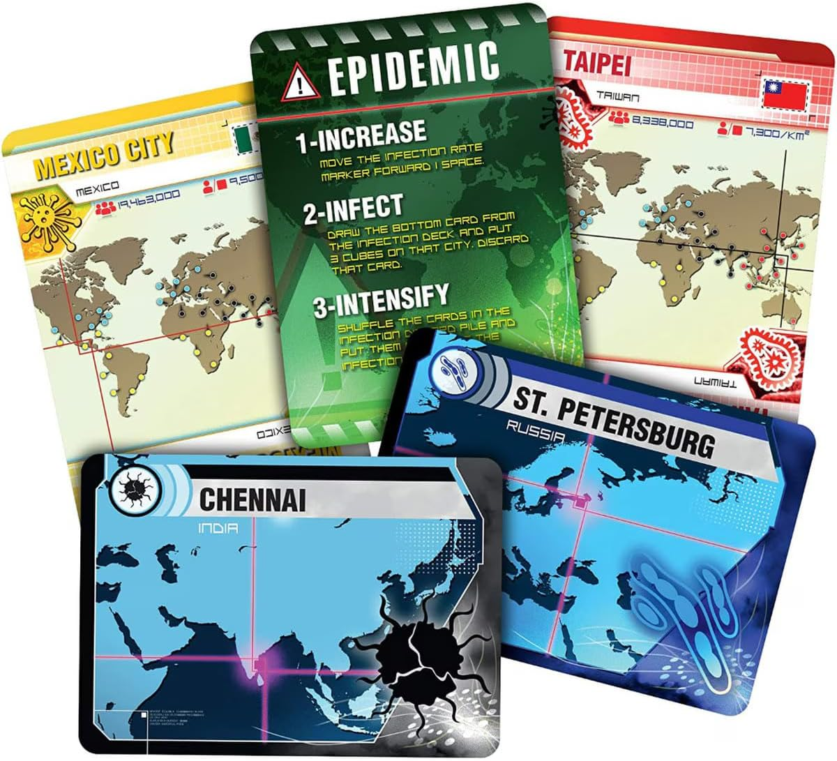 Z-Man Games Pandemic Board Game - 2 Players, Ages 10+ image number 5