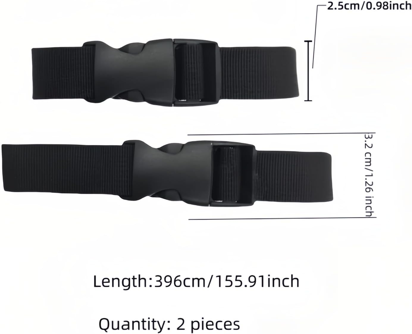 13FT Heavy Duty Tie down Straps with Quick Release Buckles, 396Cm Nylon Webbing for Motorcycle Cargo Truck Furniture, Adjustable Lashing Straps for Outdoor Camping, Moving, Mattress, Luggage, Storage