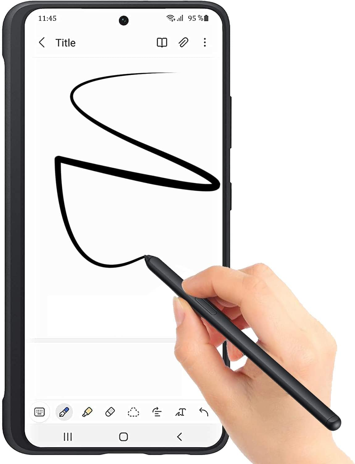 Galaxy S21 Ultra 5G Stylus Pen, S Pen without Bluetooth, 4096 Levels of Pressure Sensitivity, Compatible with Samsung Galaxy S21 / S21 plus / S21 Ultra 5G image number 4