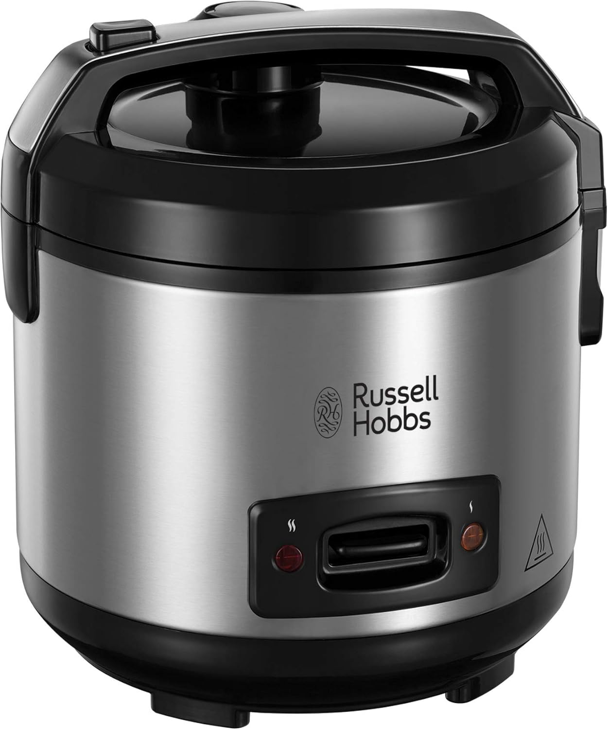 Russell Hobbs 27080-56 Rice Cooker [Test Winner] 1.2 L with Steamer Insert with Aroma Hinged Lid (Warming Function, Non-Stick Coated Garden Pot, Rice Spoon and Measuring Cup, Stainless Steel) image number 3