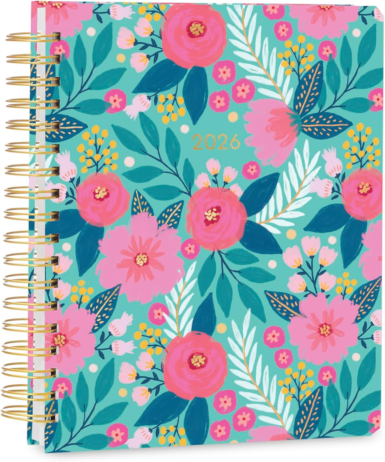 High Note 2026 Planner, 17-Month Weekly & Monthly Hardcover Planner by La Scarlatte: August 2025 to December 2026, 9" X 10" - Greenery - Fruits image number 5