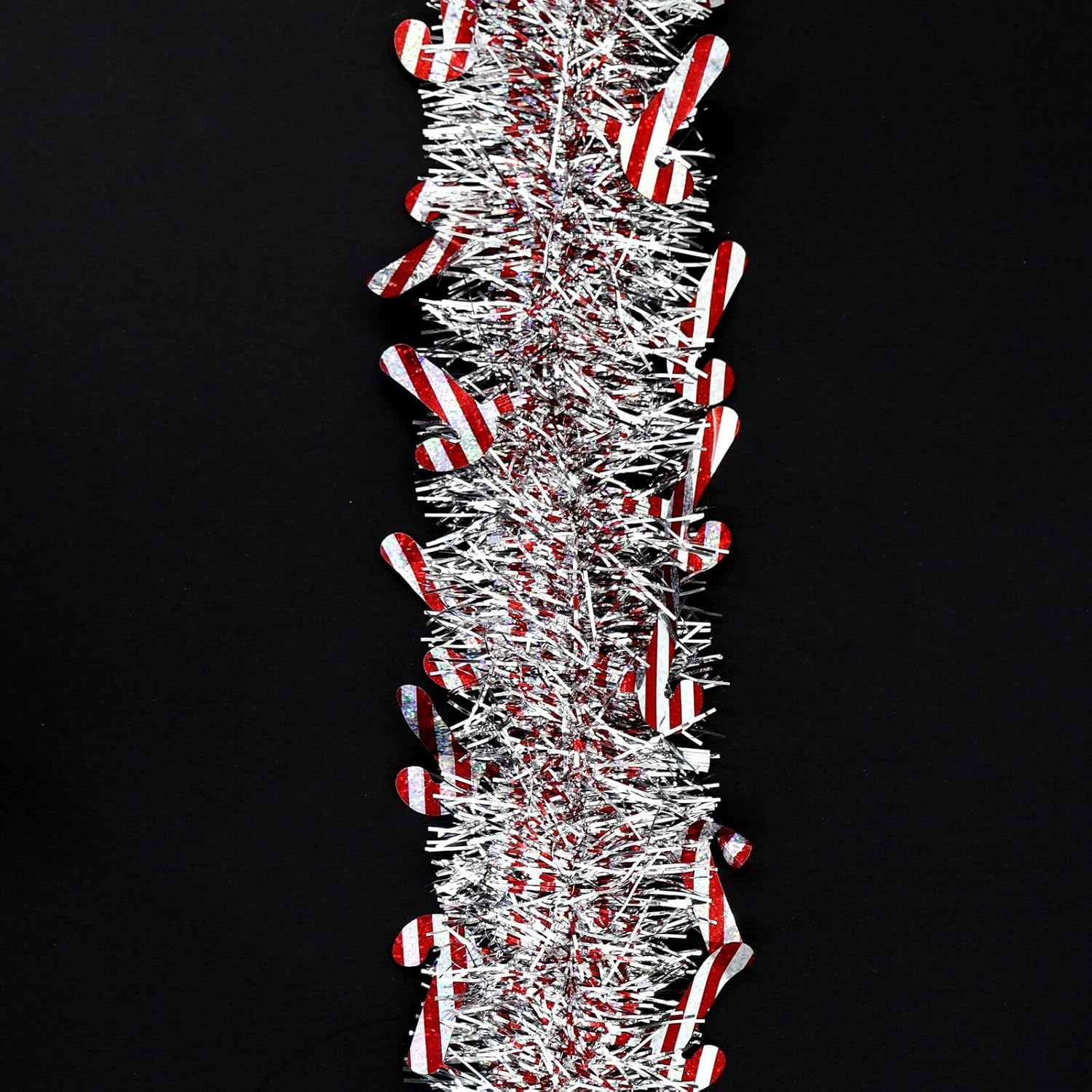 FIL 12M Premium Christmas Tinsel Extra Wide Garland 4M X3 Xmas Tree Decoration Full [Design: Metallic Trees_Gold]