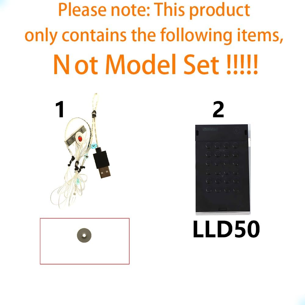 GEAMENT LED Light Kit Compatible with  Chopper (C1-10P) Astromech Droid Building Blocks Model - Lighting Set for 75416 (Model Set Not Included) image number 3