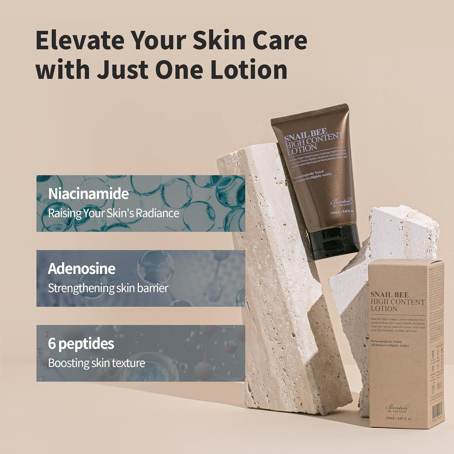 Benton Snail Bee High Content Hydrating Brightening and Soothing Lotion 120 Ml image number 2