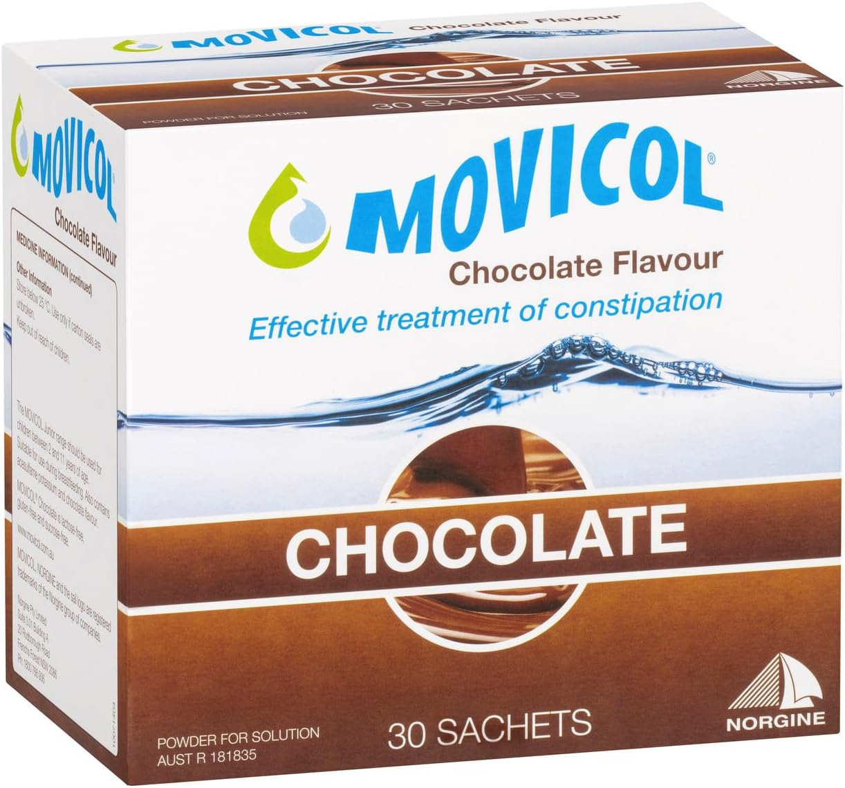 Movicol Constipation Relief Powder Sachets, Adult, Chocolate image number 6