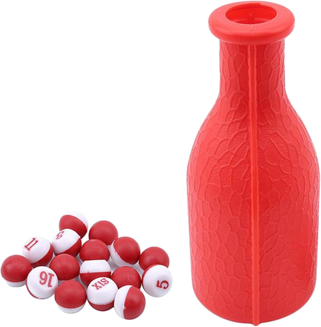 1 Set Billiard Game Kelly Billiards Accessory with 16 Numbered Tally Balls Dice Pool Shaker Bottle for Family Sports Toys Indoor Home