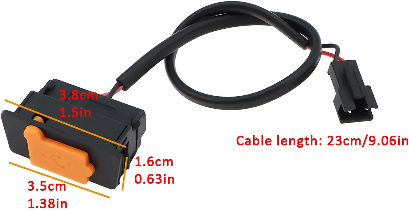 Emsea 3Pcs Motorcycle 36V 48V 60V 72V to 5V SAE USB Adapter for Smartphones GPS Devices Digital Cameras image number 4