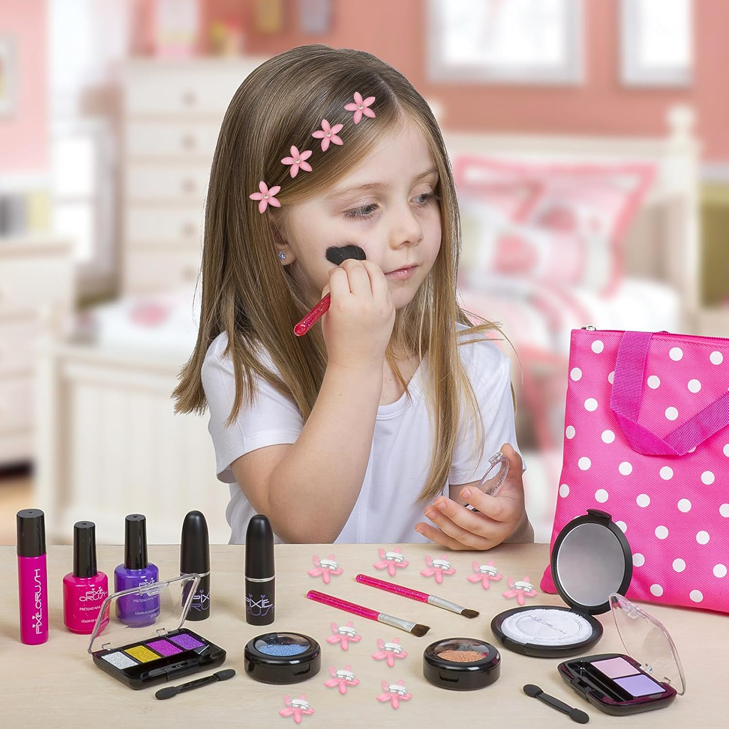 10 Pcs Mini Flower Hair Claw Clips, Flower Hairpins,Non-Slip Mini Hair Clips,Mini Hair Claws Pins, Kids Gift,Hair Accessories for Women Bridal for Girls Wedding Hair Accessories Decorative