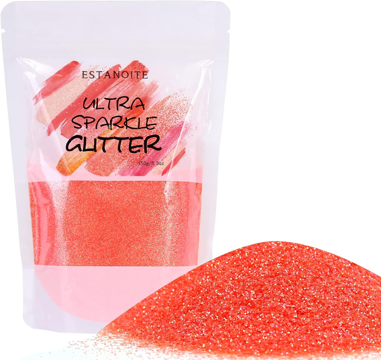 Holographic Fine Glitter, 150G Multipurpose Extra Fine Craft Glitter for Resin Arts and Crafts, Body Nail Art Eye Face Hair, Holographic Glitter for Epoxy Tumbler, Slime Making (Burgundy)