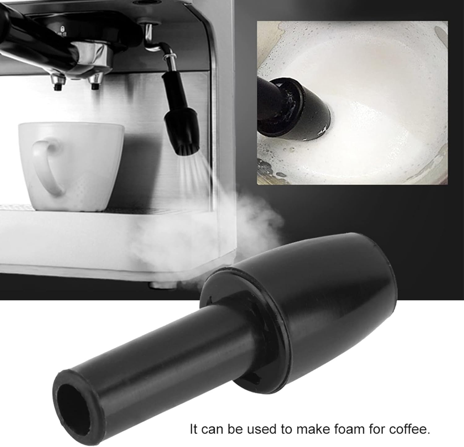 Plastic Reusable Durable Coffee Machine Spout Coffee Machine Replacement Milk Foam Steam Nozzle for Home Kitchen Cafe Milk Tea Shop image number 1