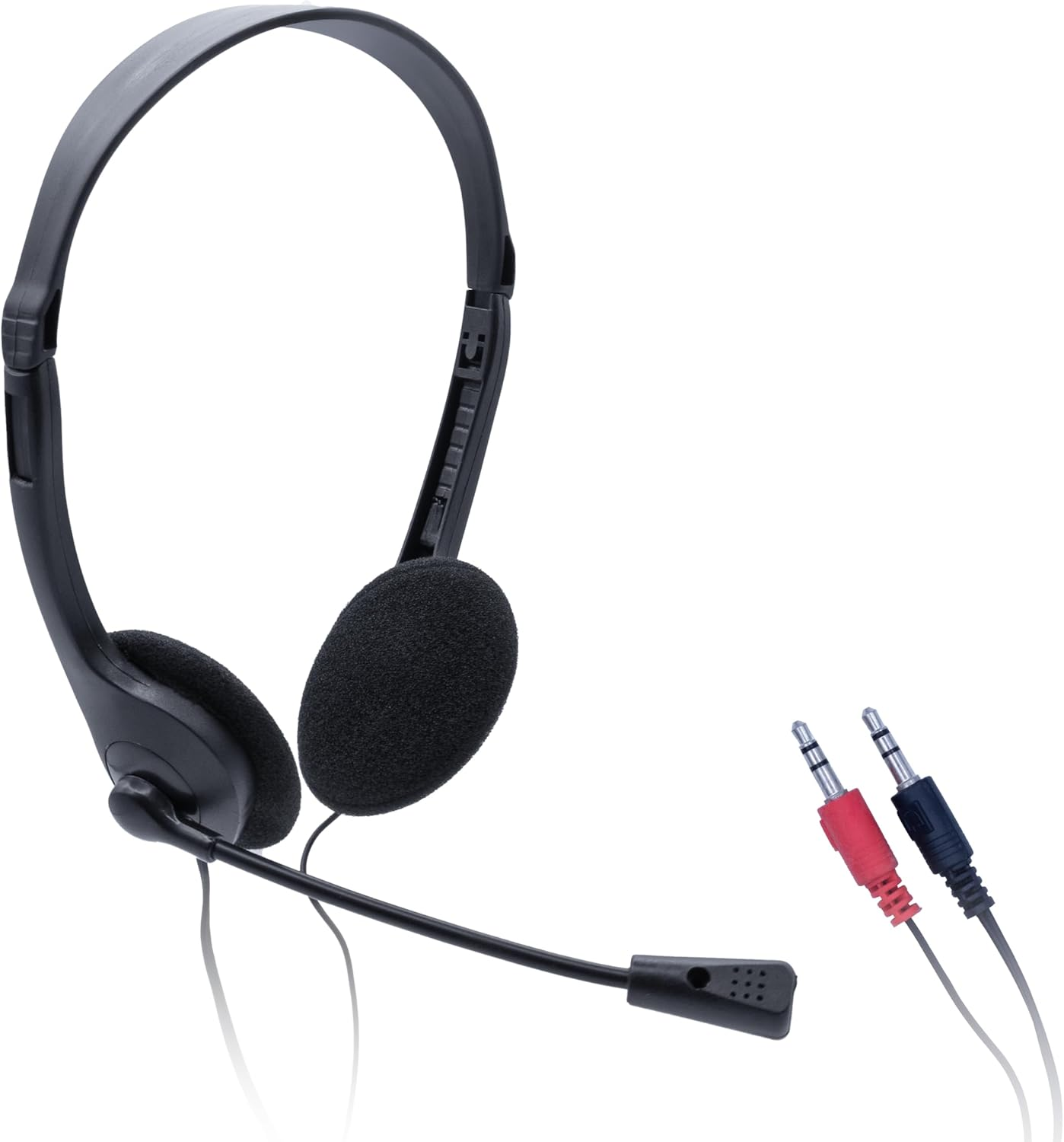 Iggual - Headphones with 90&ordm; Rotating Microphone and 1.8 M Cable with 2 X 3.5 Mm Jack Connections, Including Volume Control Wheel image number 2