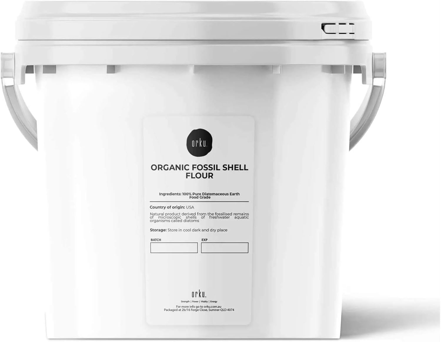 1.4Kg Organic Fine Diatomaceous Earth Tub - Food Grade Fossil Shell Flour Powder image number 4