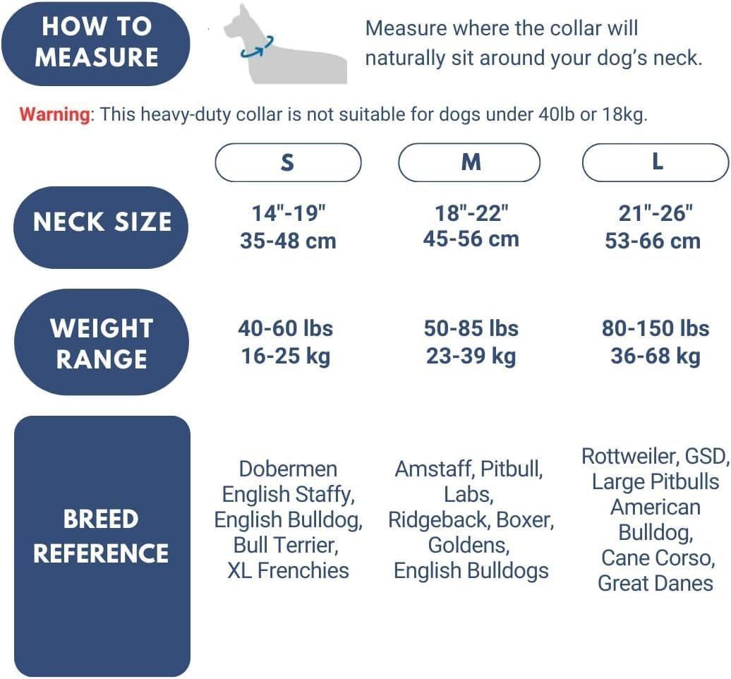 Spark Paws Tactical Dog Collar - Robust, Premium Quality, Thick and Durable for Large and Medium Dogs - Pastel Icing - M, 5 Cm image number 1