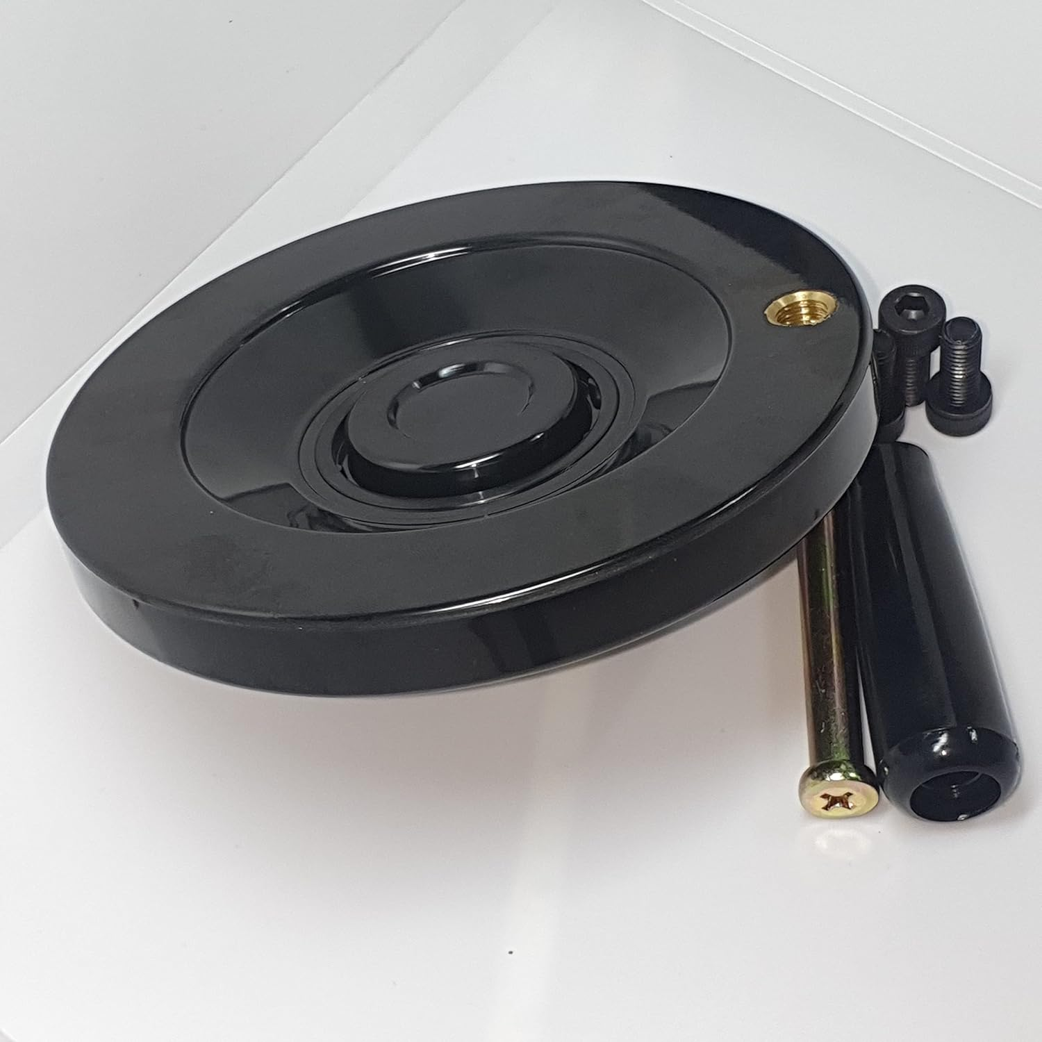 Korean OD 6" Ultimate Handwheel for Any Machine Fits 3/4"-19.10Mm Shaft or Smaller Ideal for Table Saw Band Saw Milling Lathe Drill Press Tailstock Liquid Filling Equipment Crank Revolving Handle image number 3