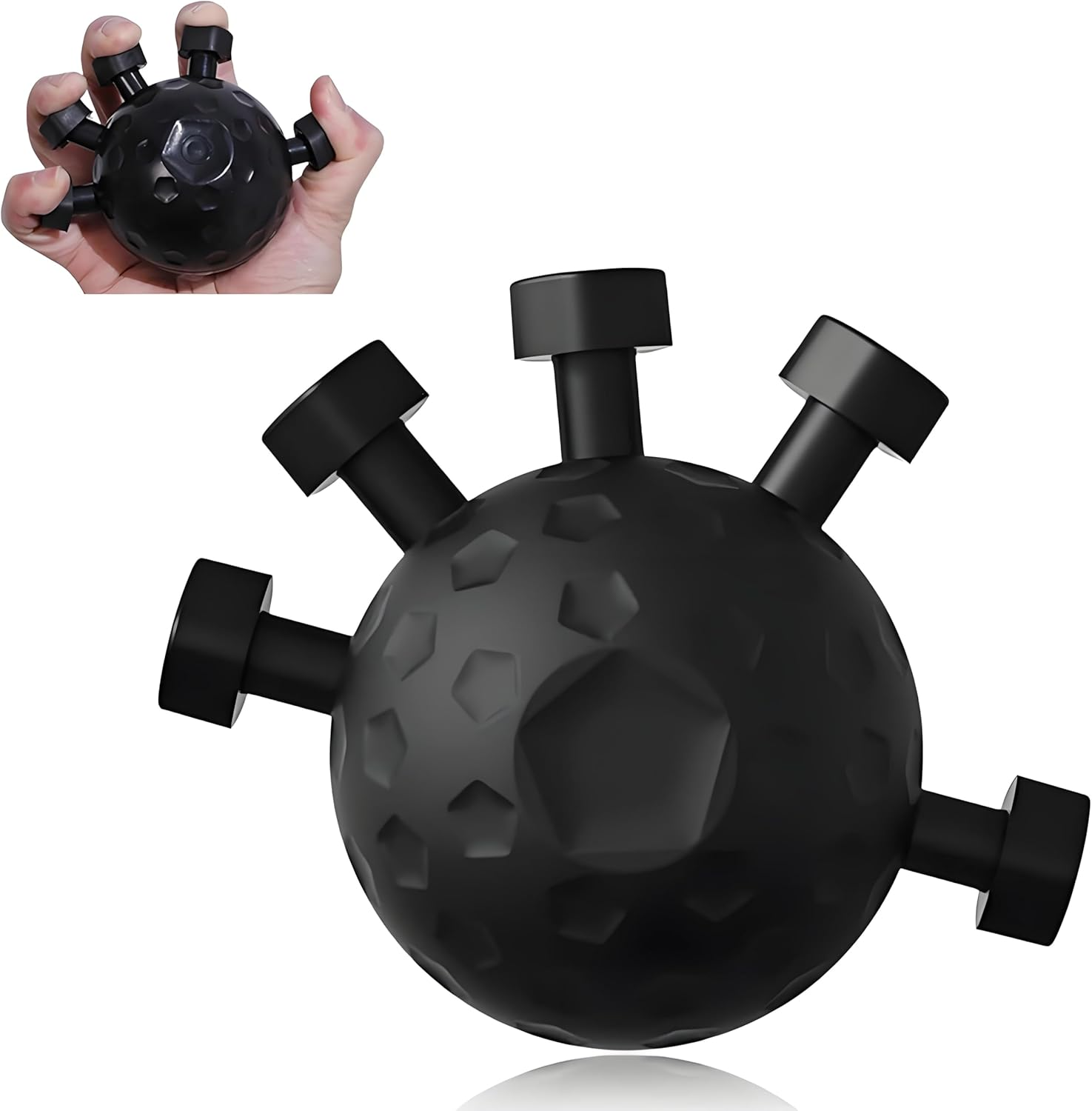 New Adjustable Finger Grip Strengthener,Hand Grip & Finger Exerciser Tool image number 4