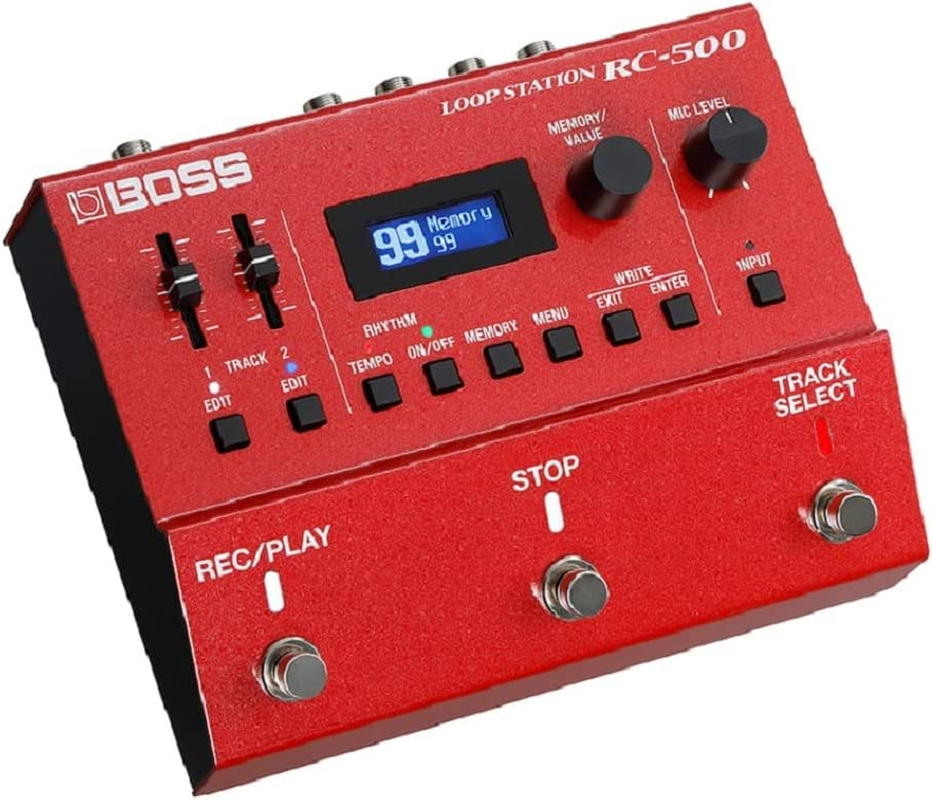 BOSS RC-500 Dual-Track Loop Station &ndash; Advanced Two-Track Looper with Premium Sound Quality, Loop FX, 99 Phrase Memories, 57 Rhythms, and MIDI Control Support. image number 5