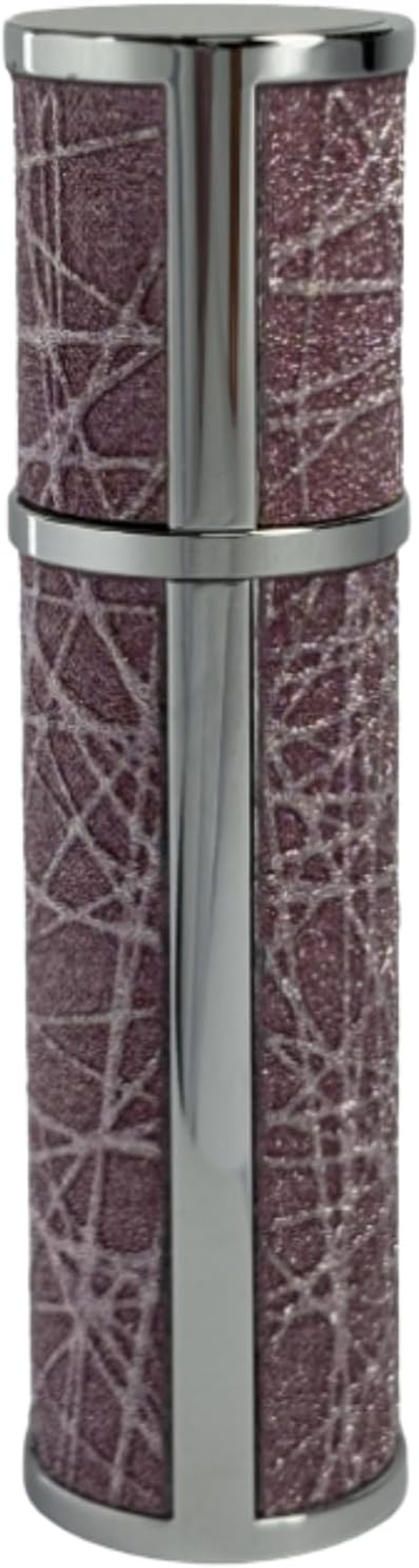 ASADAYS Magnetic Luxury Leather Perfume Atomiser 8ML Travel Refillable Spray Bottle with 5-Second Refill & 3-5 Days Scent Retention Ultra-Portable for Handbags (St-Black-5Ml) image number 2