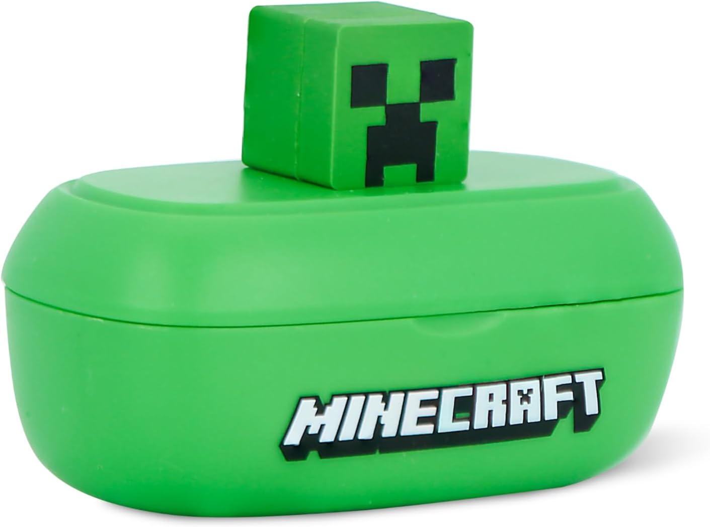 OTL Technologies Minecraft Creeper 3D Collectible TWS Wireless Earbuds with Charging Case for Ages 6+ Green image number 2