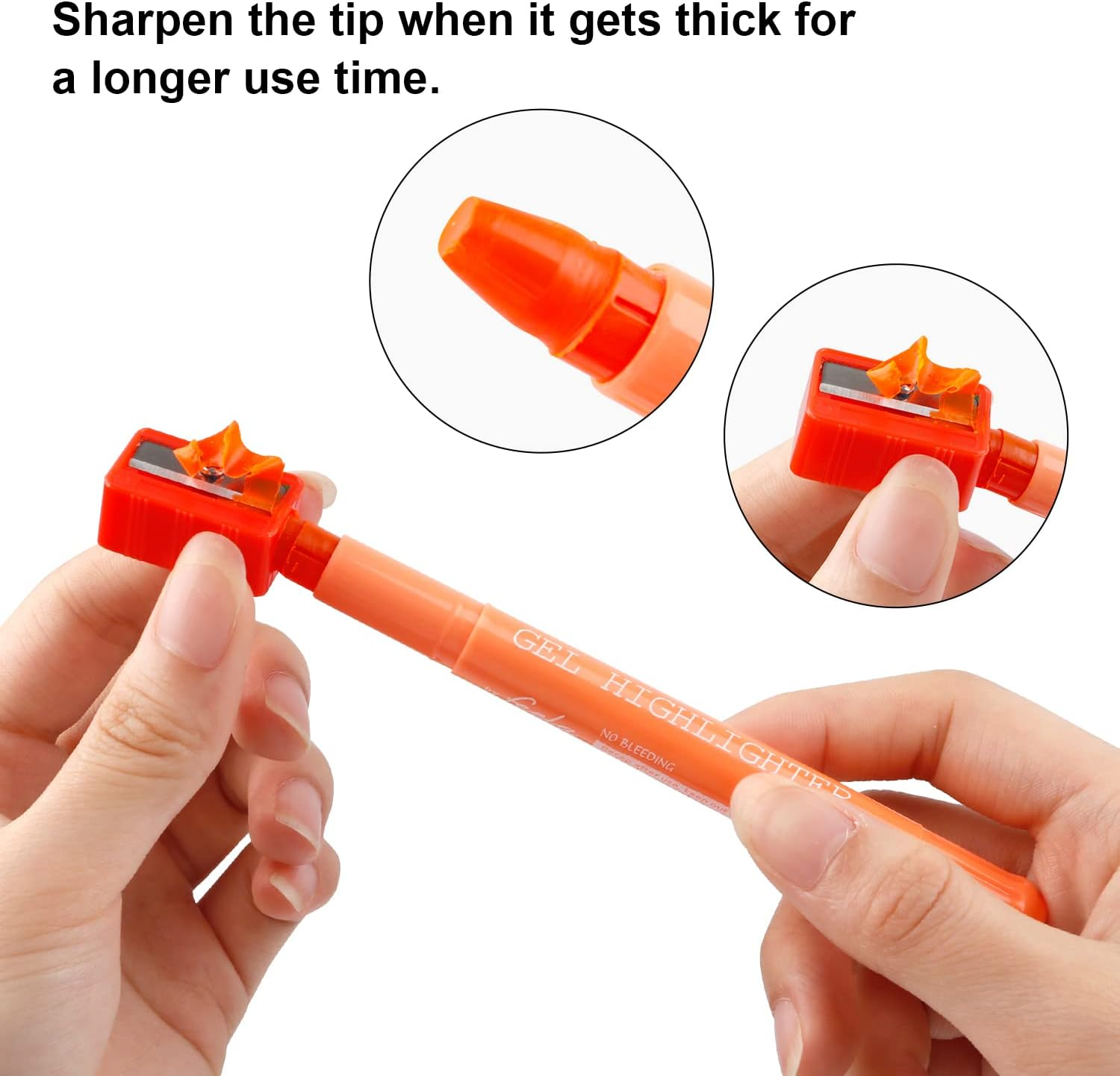 Feela Bible Highlighters, 8 Assorted Colours Gel Highlighters, No Bleed Dry Highlighter Marker Pens Study Kit, Great for Journaling, Highlighting and Studying image number 4