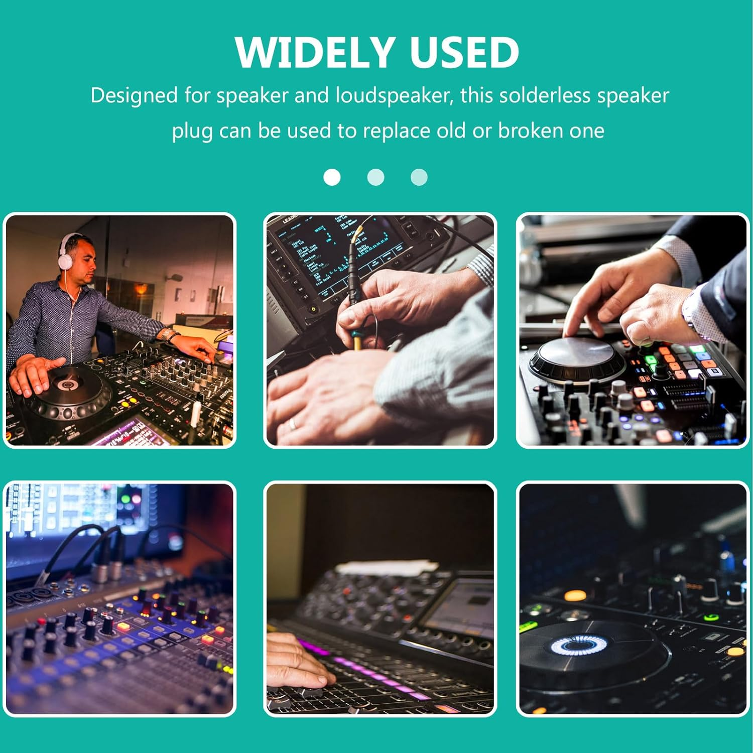 GARIOUANS 2Pcs 45 Degree Angled Solderless Banana Plugs Speaker Terminals Connectors for Amplifier Home Audio Sound System image number 2