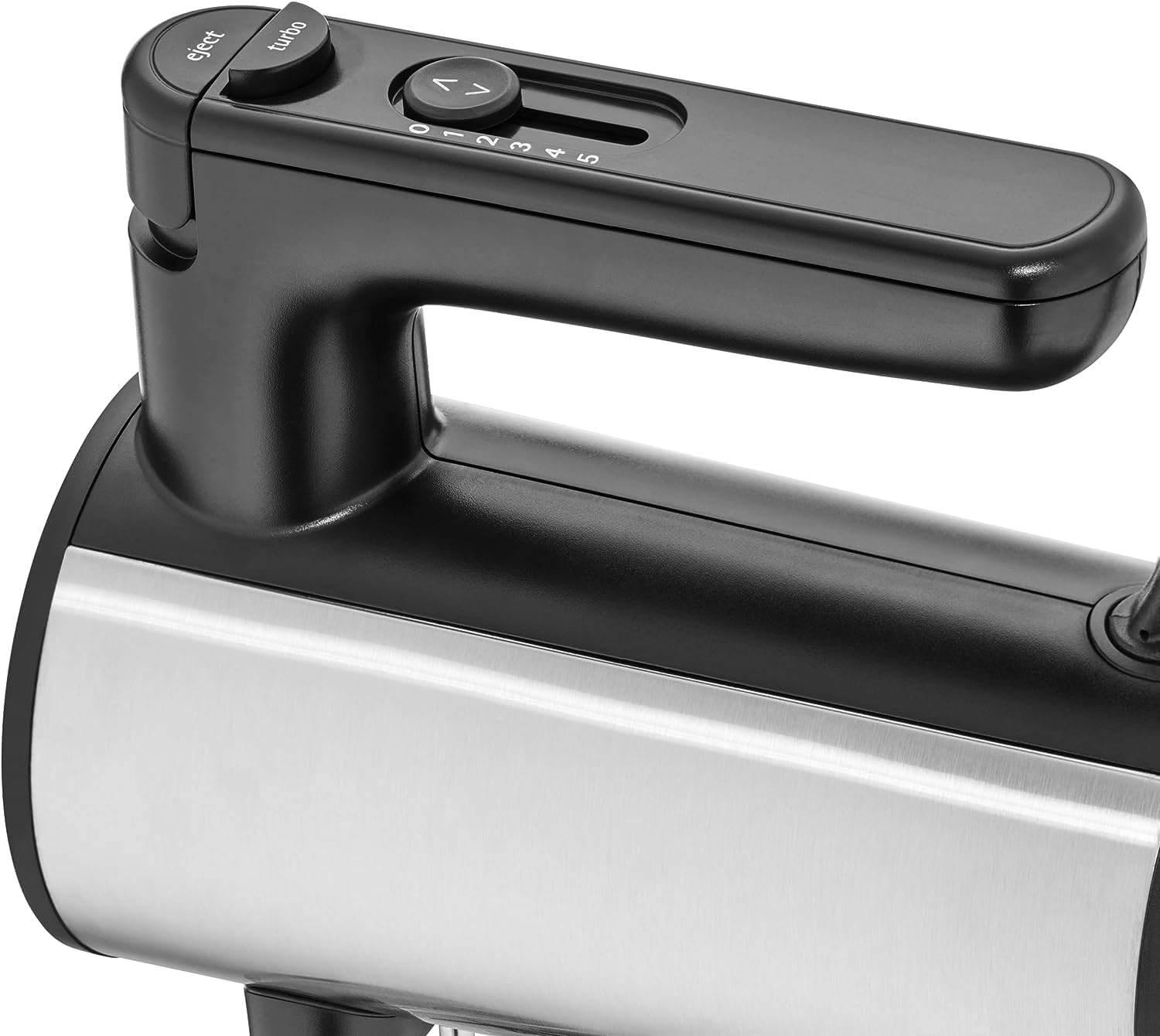 WMF Kult X Edition Hand Mixer, Whisk with 5 Speed Levels, Turbo Function, Hand Mixer 400 W, Cromargan Matt, Black image number 4