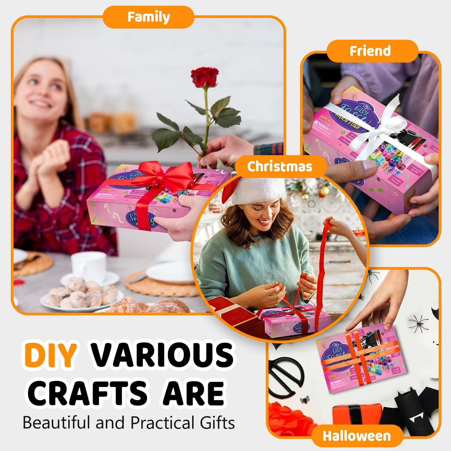 Handheld Sewing Machine for Beginners, Portable Mini Sewing Machine with Two Powered Supply Modes,Simple Operation, Quick Stitching for Home & Travel & DIY - Black image number 5