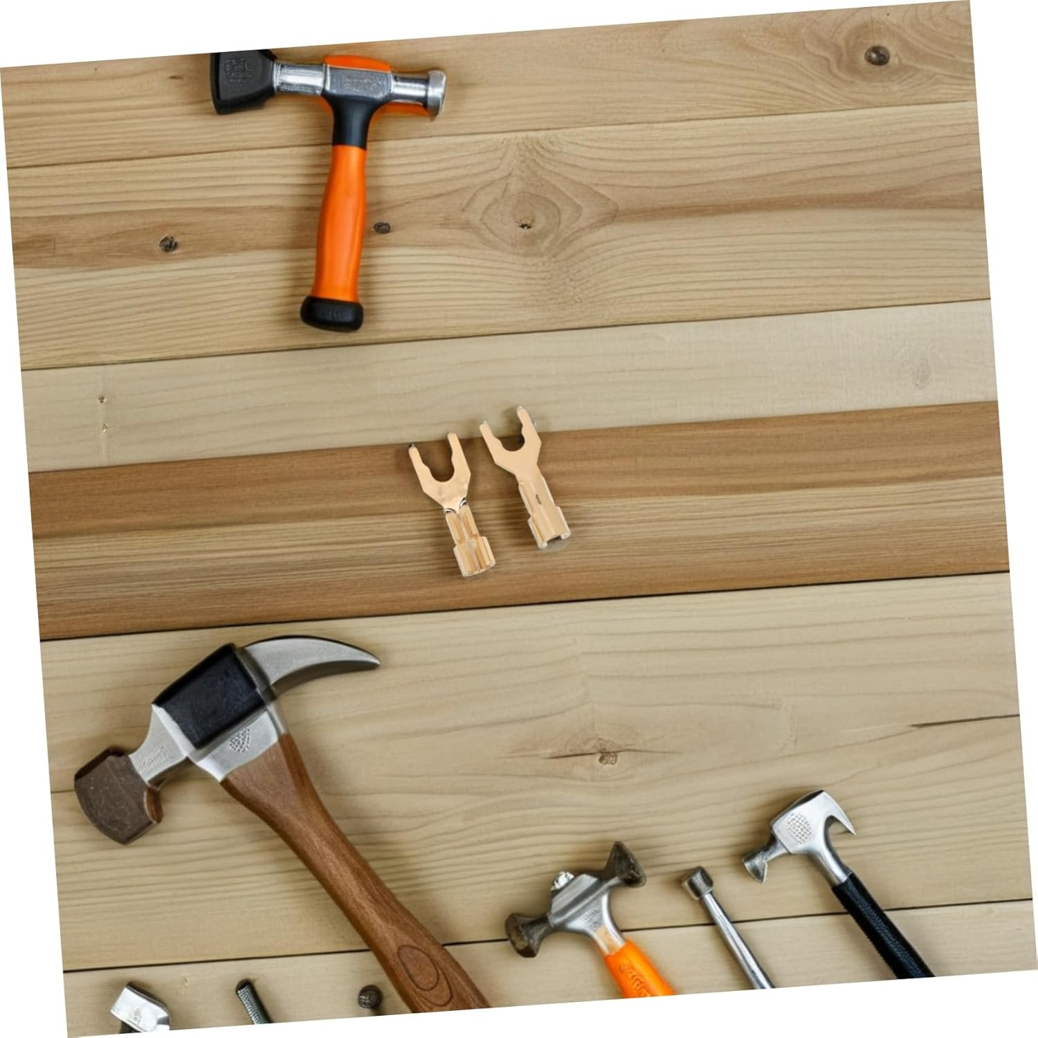 MINAOLULUS 2Pcs Speaker Connector Banana Plugs Spade Audio Adapters Plated Hifi Speaker Wire Connectors for Home Theater and Professional Audio Systems Enhanced Signal Transmission and Design image number 3