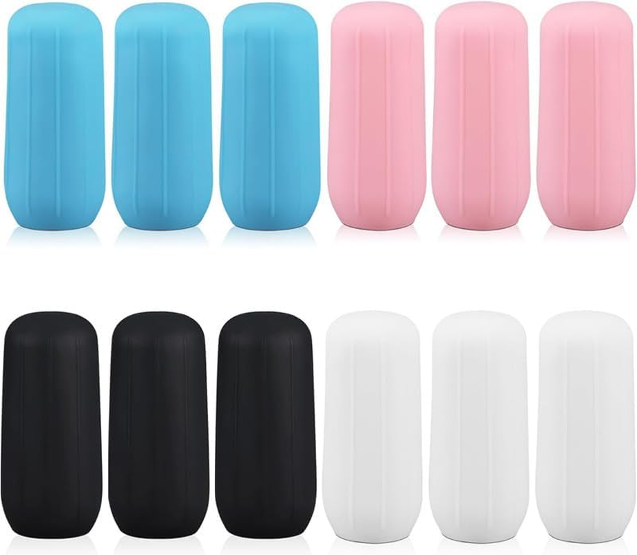 Elastic Sleeves Bottle Covers Silicone Bottle Covers for Travel,12Pcs Silicone Elastic Sleeves for Leak Proofing,Leak Proof Sleeves Silicone Elastic Sleeves Leak Proof Sleeves for Travel Bottle,Type A