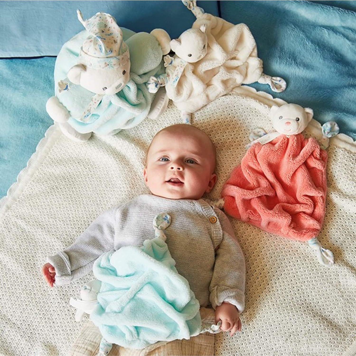 Kaloo K969977 Bear Comforter-Ivory-20 Cm, Cream image number 2