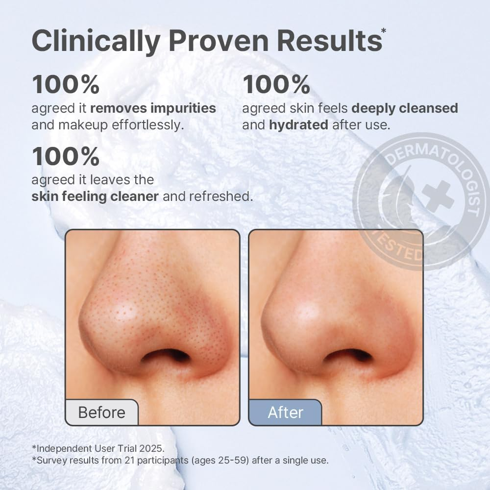 Naisture Bebare Twist Cleansing Balm with Hygienic Twist Dispenser: Cleanser for Heavy Makeup Removal, Hydrating Facial Wash for All Skin Types. Korean Vegan Skincare with Natural Oils image number 5