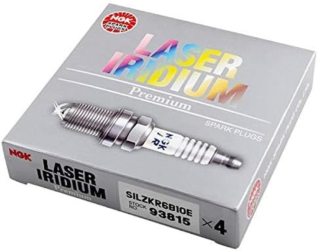NGK Spark Plug SILZKR6B10E 93815 Pack of 4 image number 3