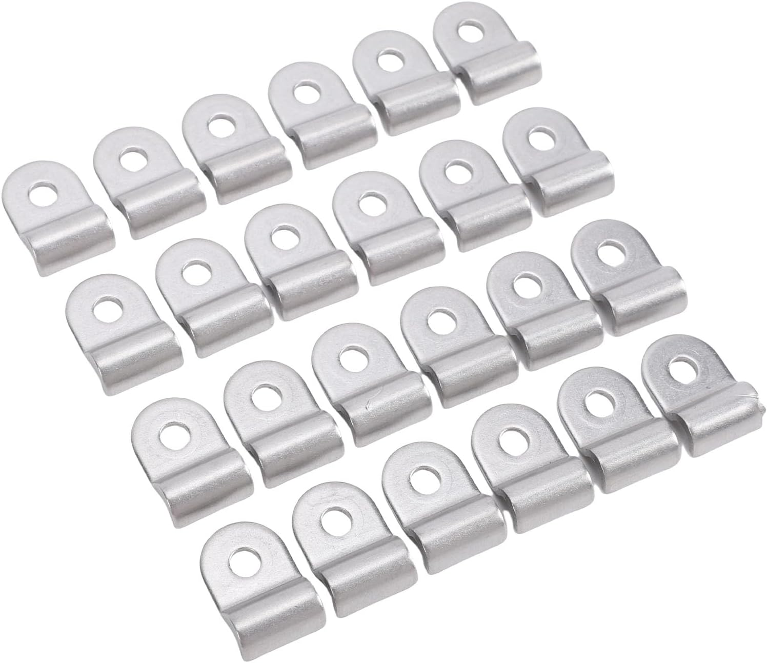 48Pcs 3/16In Stainless Steel Brake Line Clamp Screw Street Roding Truck Buggy with Screws Replacement for Street Roding Truck, Automotive Replacement Brake Hydraulic Parts image number 2