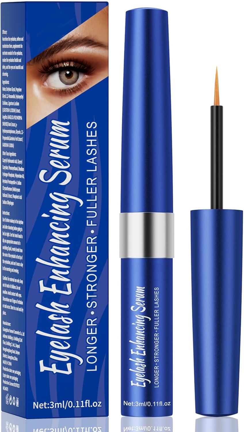 Eyelash Growth Serum &ndash; Lash Enhancing Treatment for Longer, Fuller, Curled Lashes, Nourishing & Strengthening Formula, Gentle & Safe for Sensitive Skin