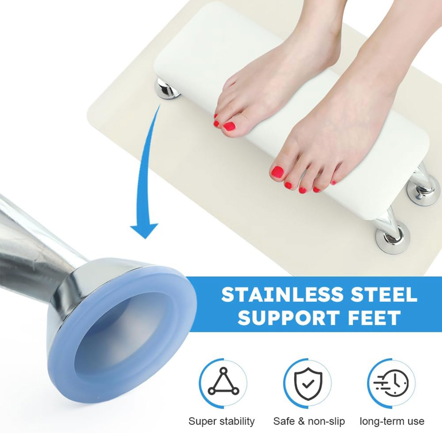 Arm Rest for Nails Cushion, Manicure Hand Rest, Manicure Tech Supplies Soft Pillow Footstool, Manicure Pillow for Nails Toenails, Microfiber Leather Nail Cushion Technician Table Nail Art Accessorie image number 4