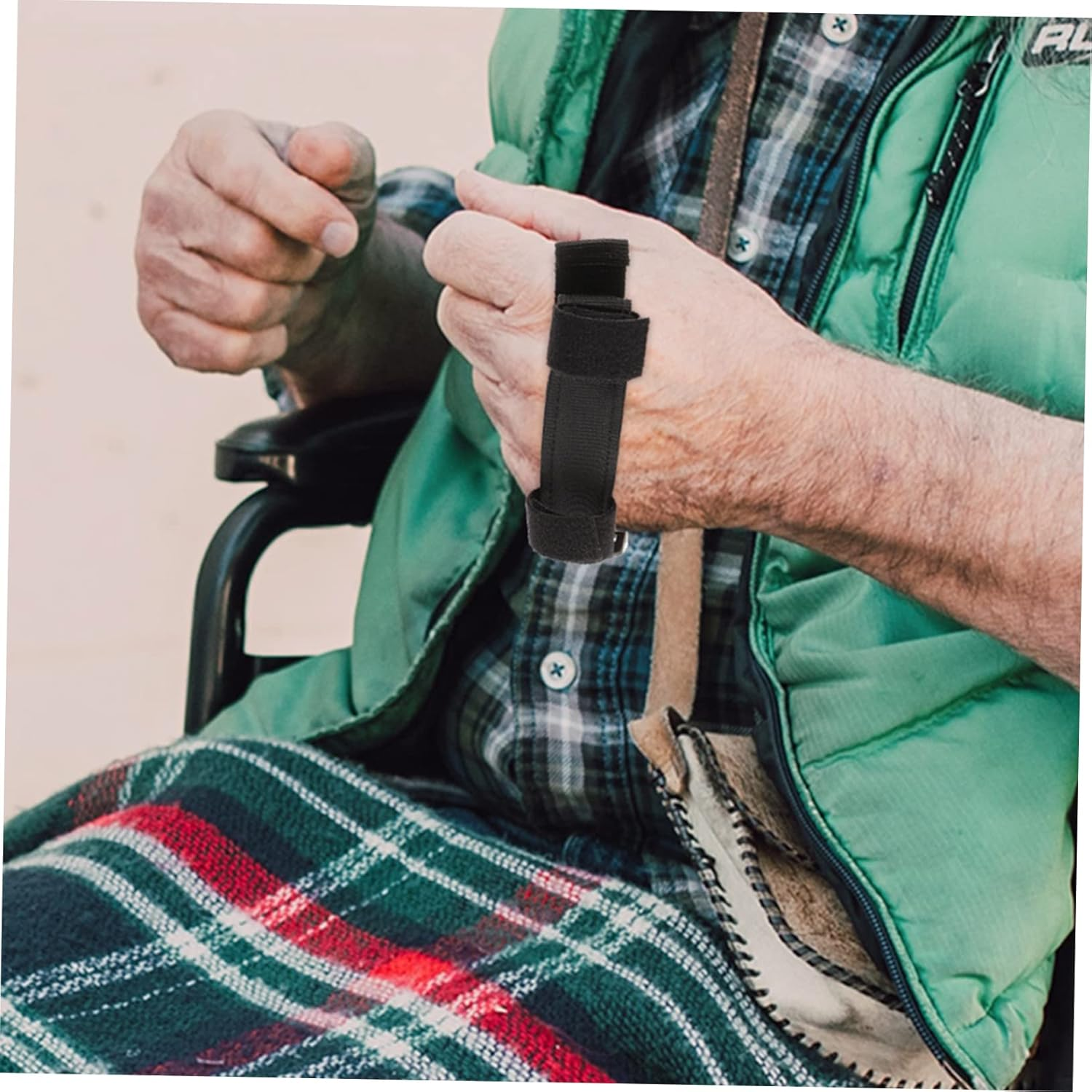 Baluue Utensil Cutlery Disability Aid Adaptive Daily Adjustable Fork Strap Living Utensils Spoon Set Bag Disable Band Support Accessory Kitchen Bag Hold Holder Pouch Pack Tool Shoulder Belt Chest Bag Heat Posture Pole Corrector Disability Electric Waist Dance Pad Luggage Wallet Carpal Chest Bottle Sport Thumb Front Small Pouch Stabilizer Backpack Phone Leg Suitcase Girl image number 6