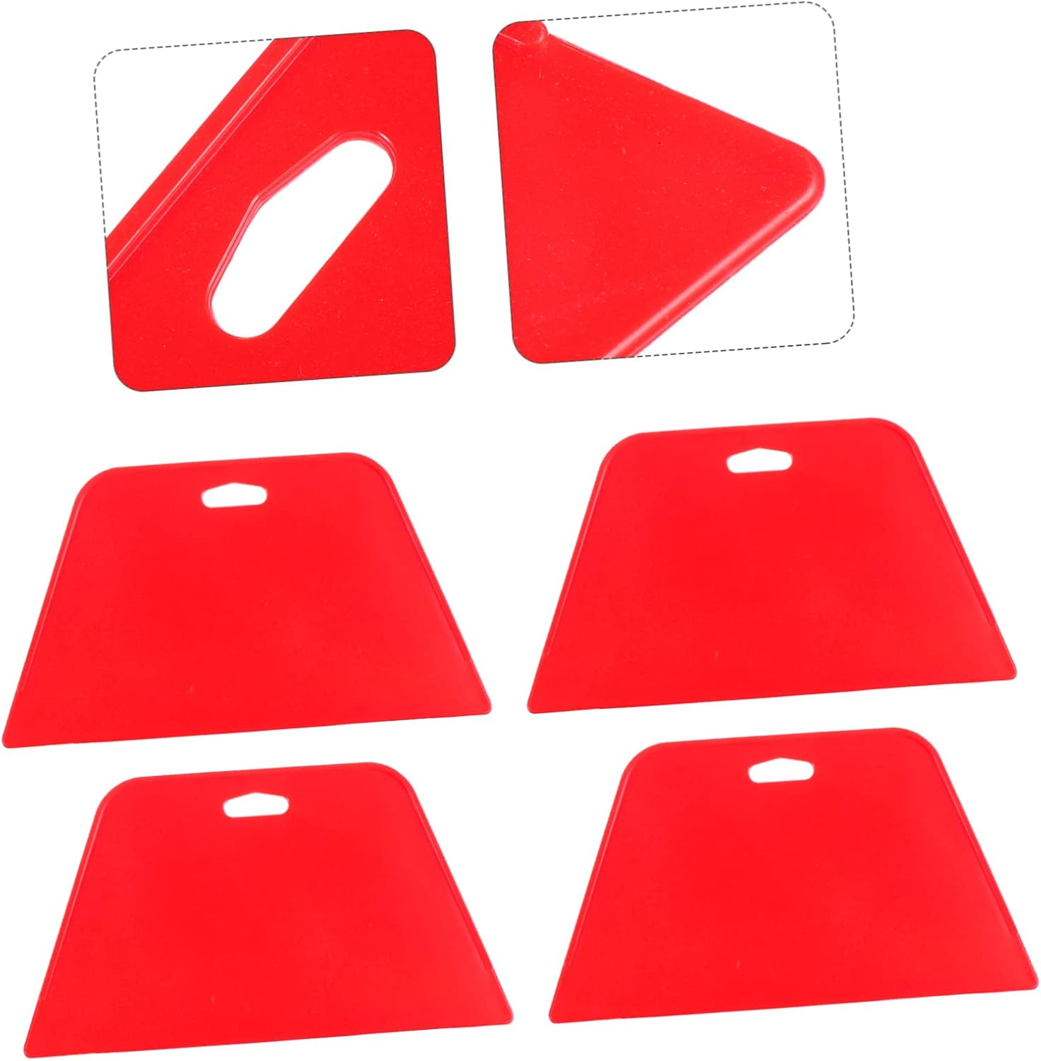 SWOOMEY 4 Pcs Window Tint Film Installing Squeegees Scraper Tools for Car Paint Protection Professional Applicators Kit Suitable for Automotive Film Application