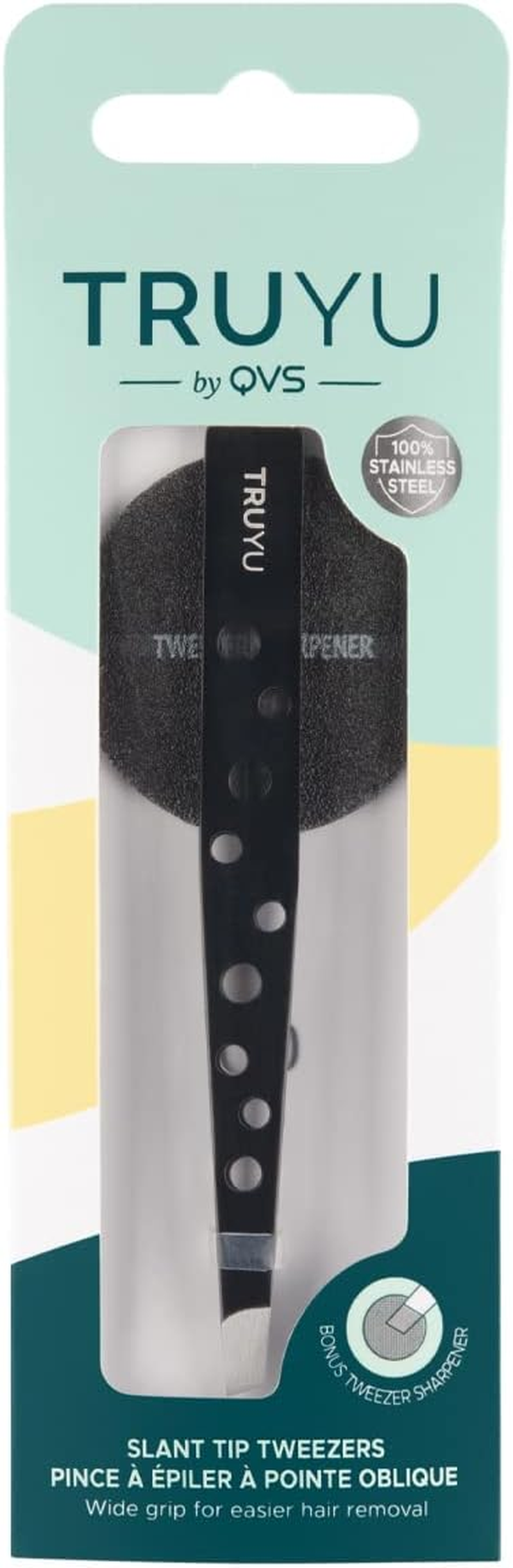 Truyu Slant Tip Tweezers with Sharpener image number 3