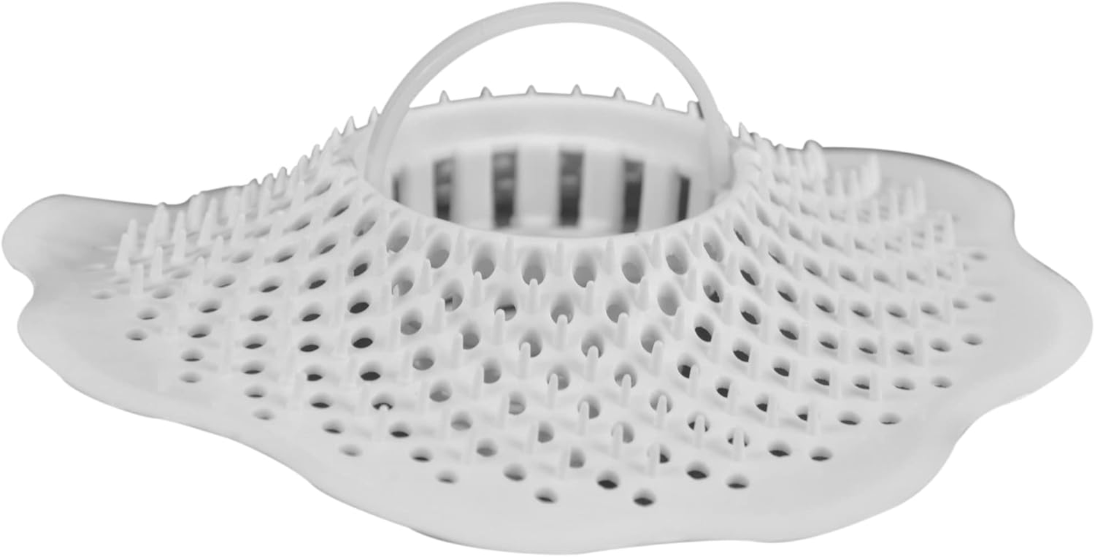 DANCO Tub Drain Protector Hair Catcher | Strainer | Bathtub Drain Snake, Snare and Auger | Hair Drain Clog Prevention | 3-Pack (10876), White image number 4