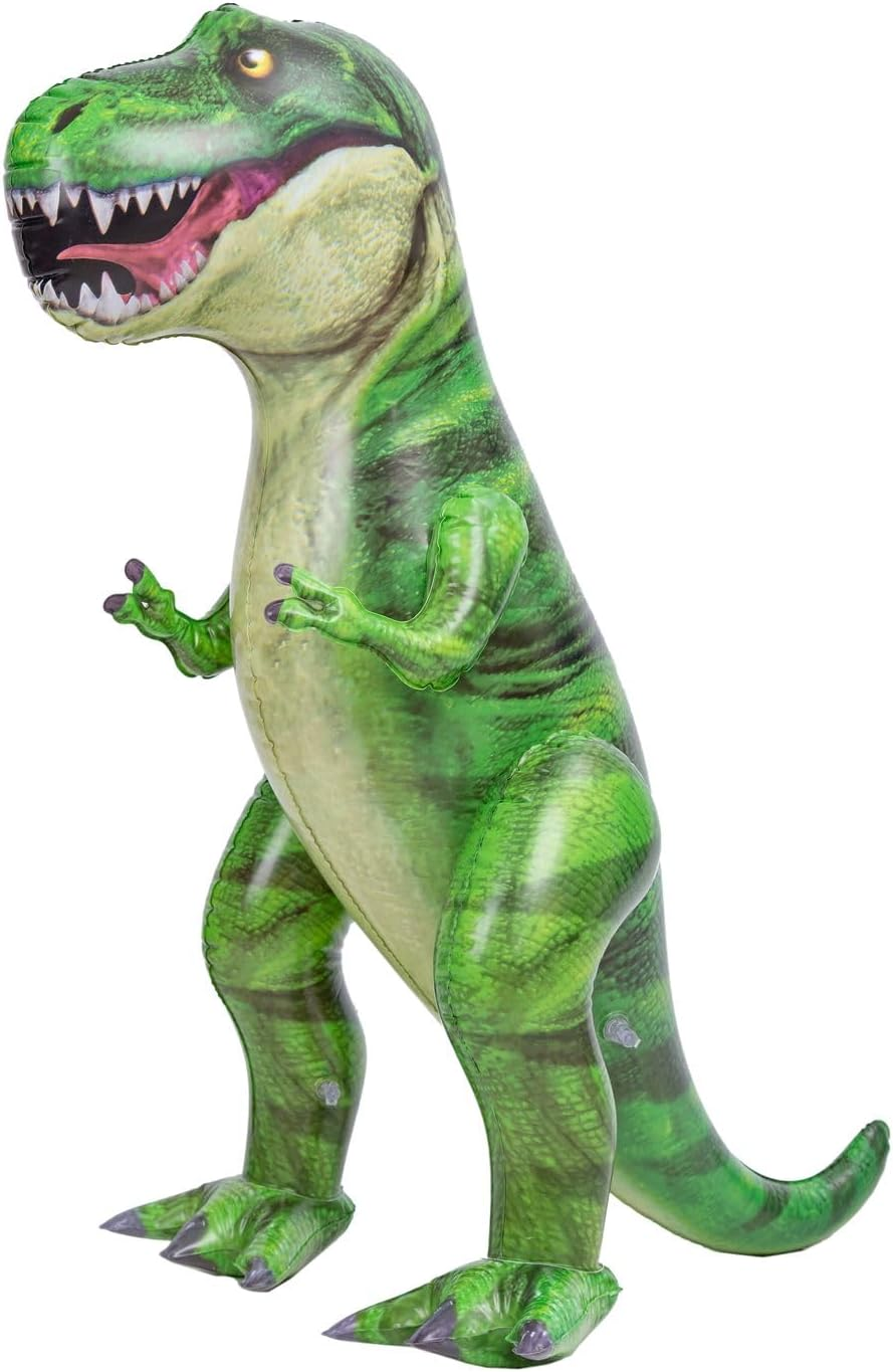 JOYIN 30&rdquo; T-Rex Dinosaur Inflatable, Tyrannosaurus Rex Inflatable Dinosaur Toy for Pool Party Decorations, Dinosaur Birthday Party for Kids and Adults image number 1