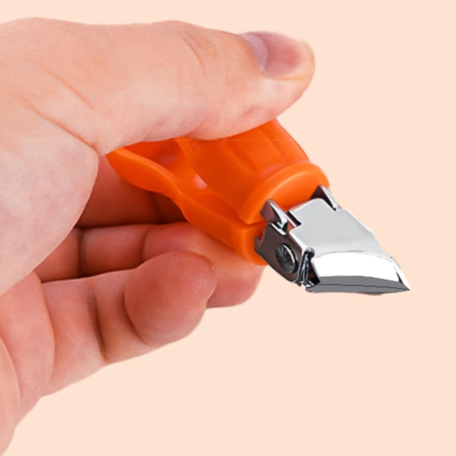 Mxshc Nail Clippers - Ingrown Nail Clippers,Heavy-Duty Precision Trimmer Cutter Ergonomic for Elderly Men Women Home Salon Pedicure - Orange image number 2