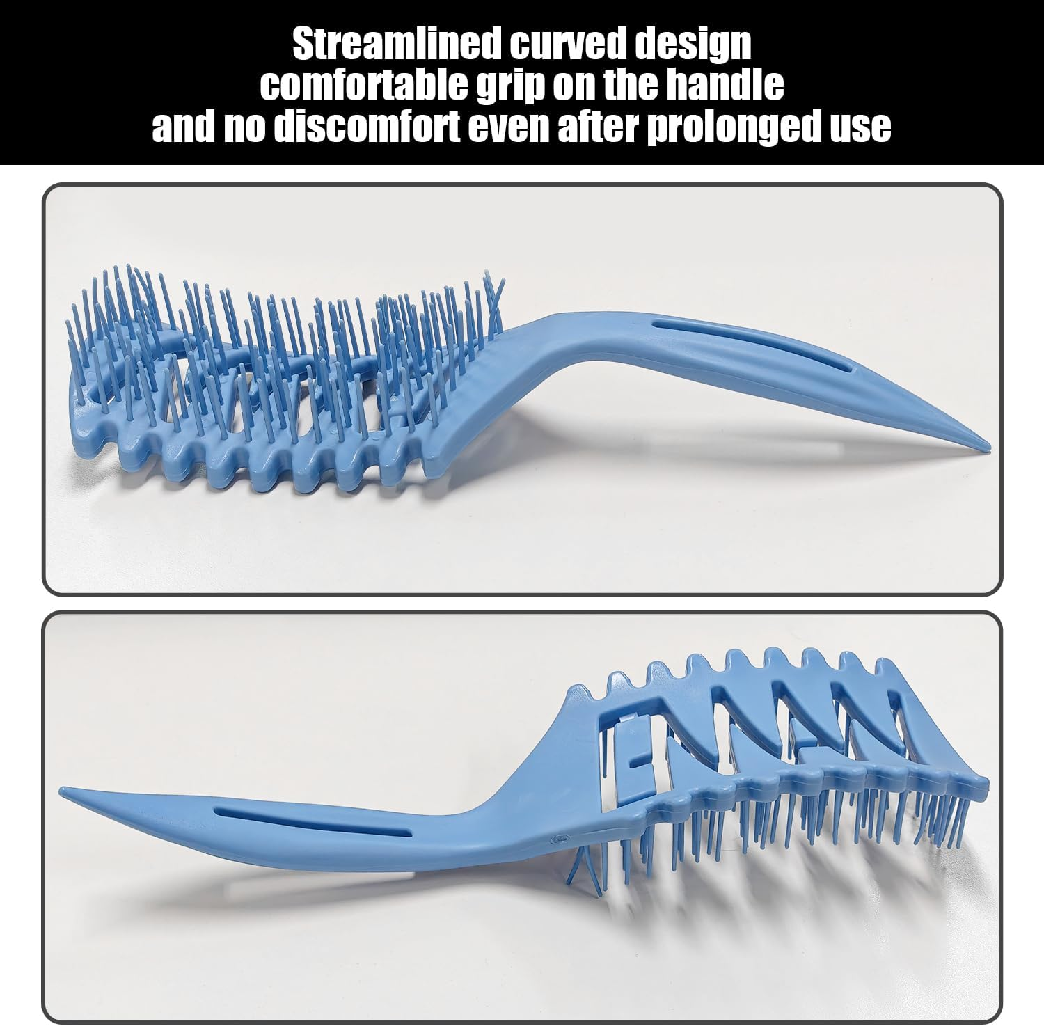 3 Pieces Curly Hair Comb, Fluffy Comb, Plastic Comb, Hair Comb Hair Styling Tools, Hair Care Products image number 2