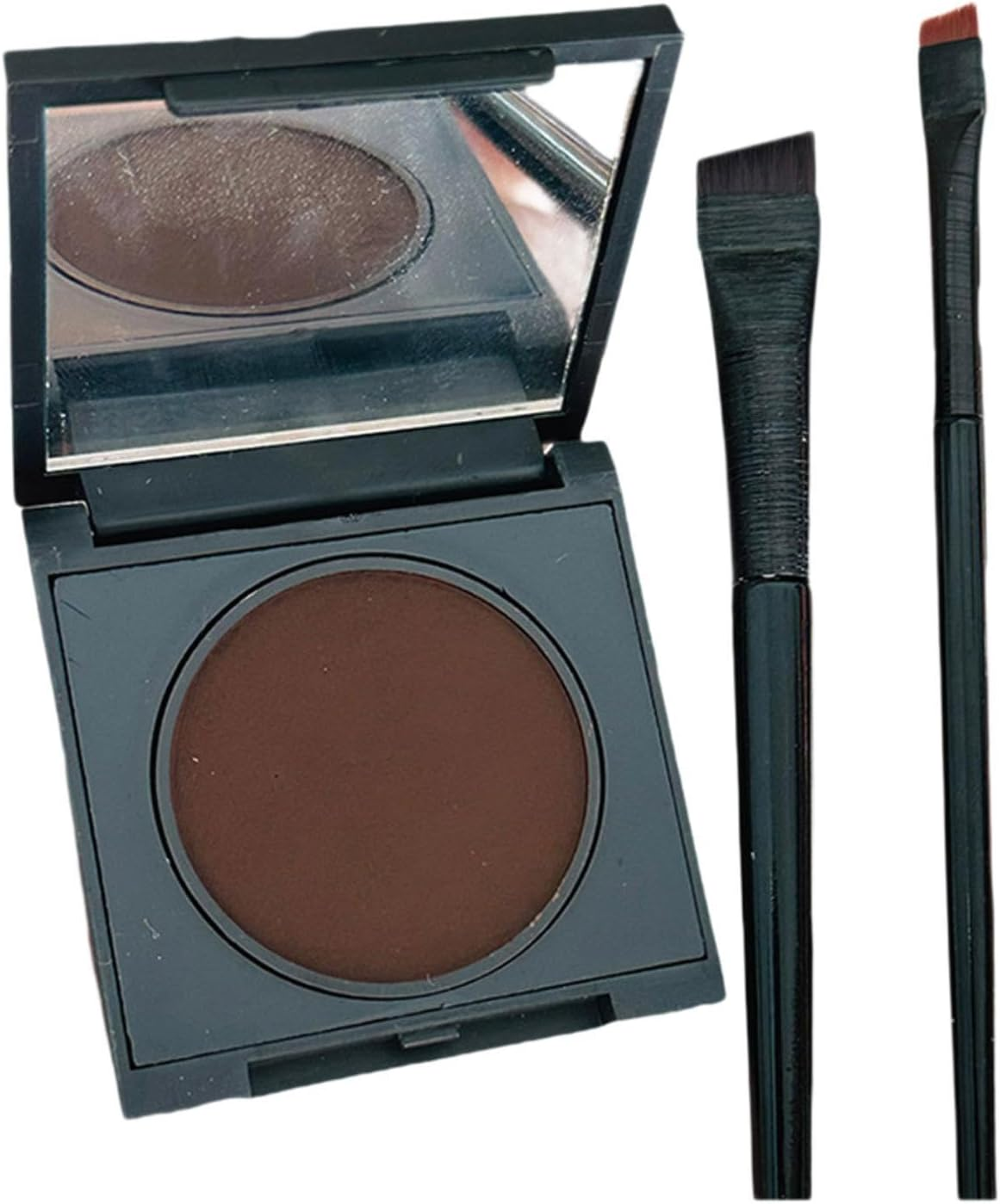 OIIBWQ Eye Liner Eyeliner Powder Waterproof Eyeliner Eyebrow Powder Pressed Eyeshadow Water Activated Makeup Set Easy to Apply Portable Suitable for Women Ma, Black