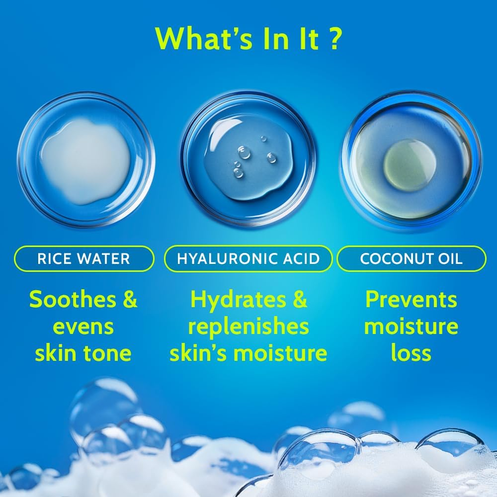 Chemist at Play Hydrating Body Wash | with 5% Hyaluronic Acid Bodywash for Intense Hydration | Reduces Flakes & Itchiness | for Dry Skin | Polyglutamic Acid & Hyaluronic Acid | for Women & Men | 236Ml image number 4