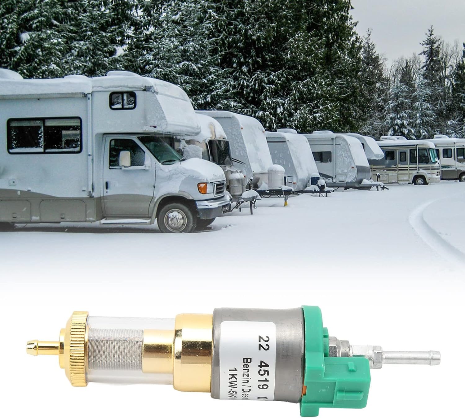 22451901, Heater Fuel Metering Pump High Efficiency for Eberspacher Airtronic D2 D4 (12V-22Ml) image number 5